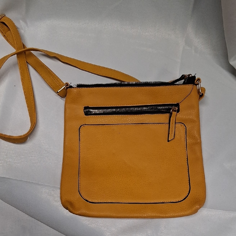 Womens Ardene Crossbody Bag Mustard Yellow